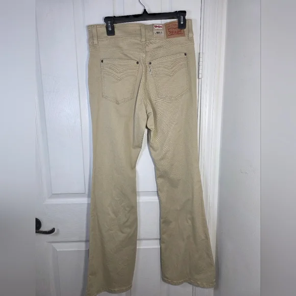 Levi's 726 Beige Flare Jeans High Rise NWT 30" X 32" - Picture 7 of 7